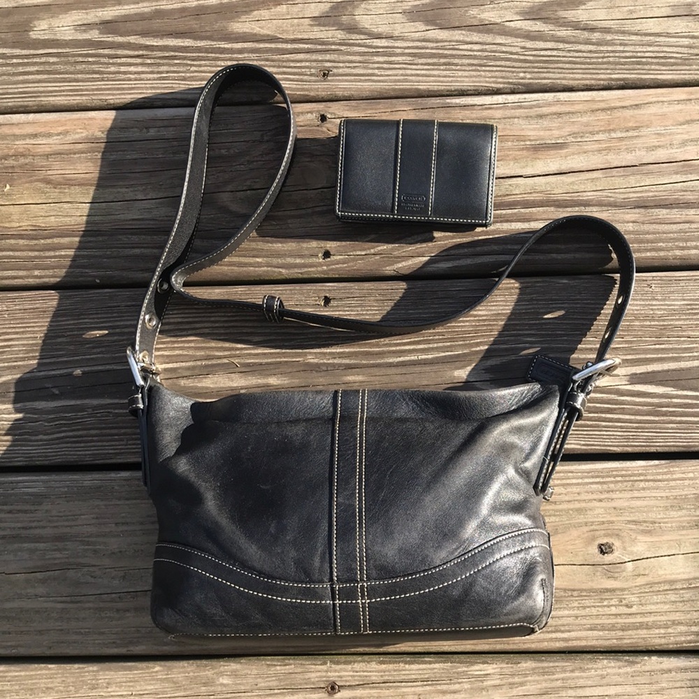 Vintage Coach Bag and Matching Coach Wallet